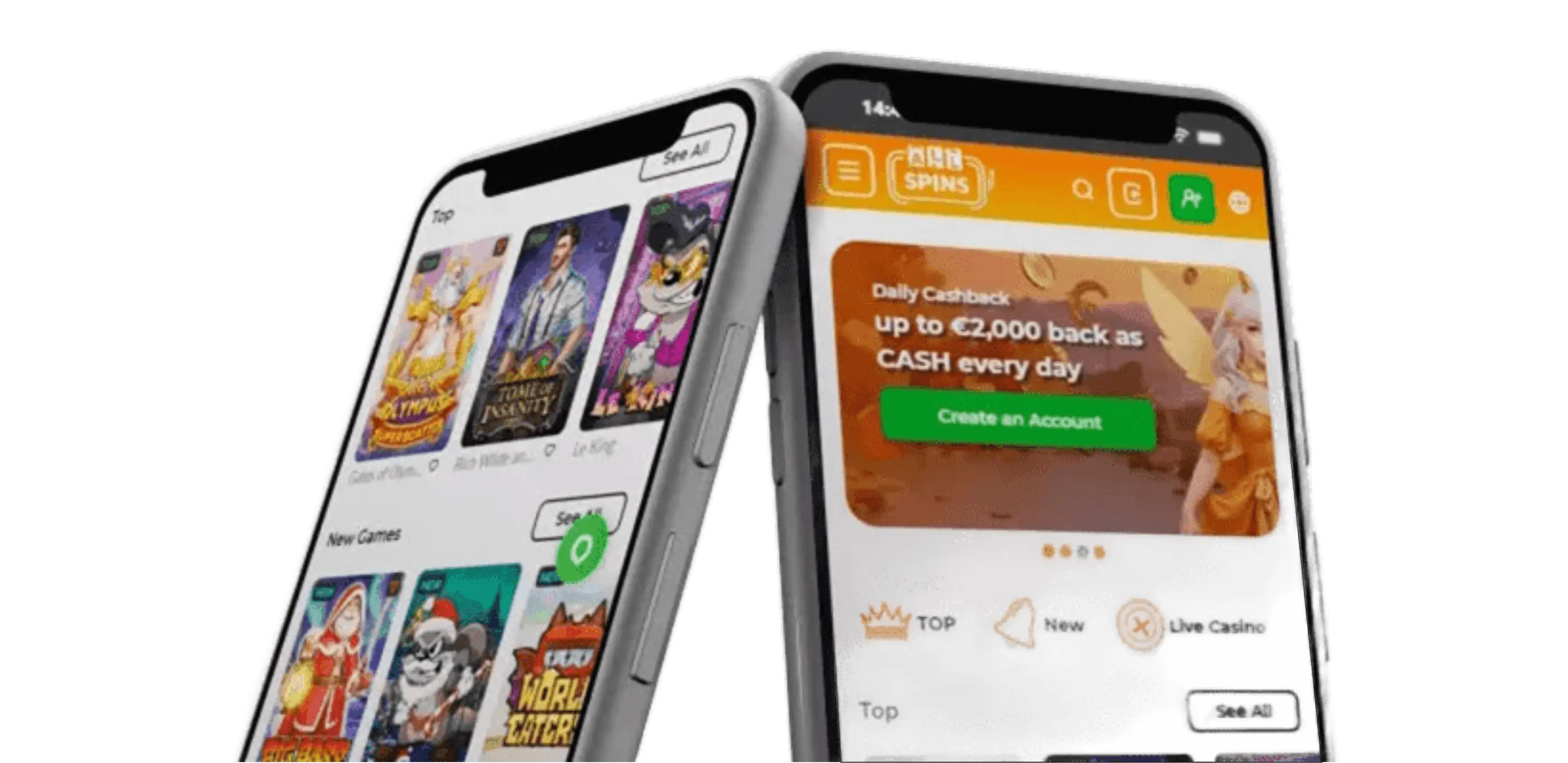 AllSpins Casino App-Screenshot